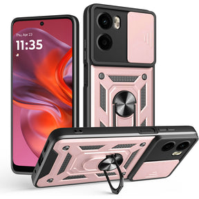Husa de protectie Techsuit CamShield Series compatibil cu Motorola Moto G05 / E15, Roz Auriu