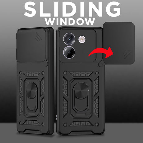 Husa de protectie Techsuit CamShield Series compatibil cu Xiaomi Redmi Note 9 5G, Negru