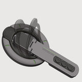 Suport Techsuit Premium MagSafe Ring AluStandX (SB1), for Desk, 360° Magnetic, Adjustable Stand, Aluminum & Zinc, Gri