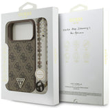 Husa de protectie Guess compatibil cu iPhone 17 Pro Max, Maro