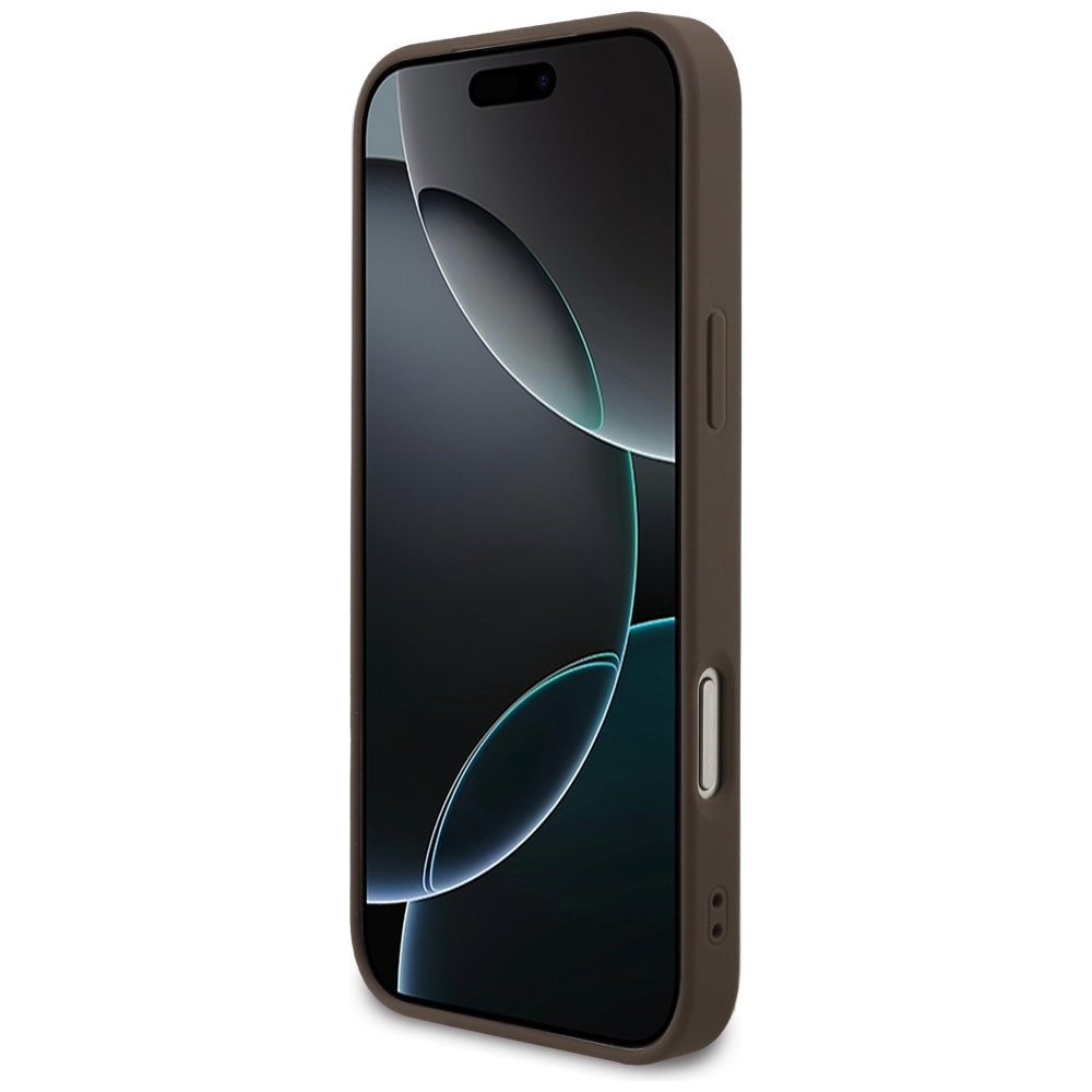 Husa de protectie Guess compatibil cu iPhone 17 Pro Max, Maro