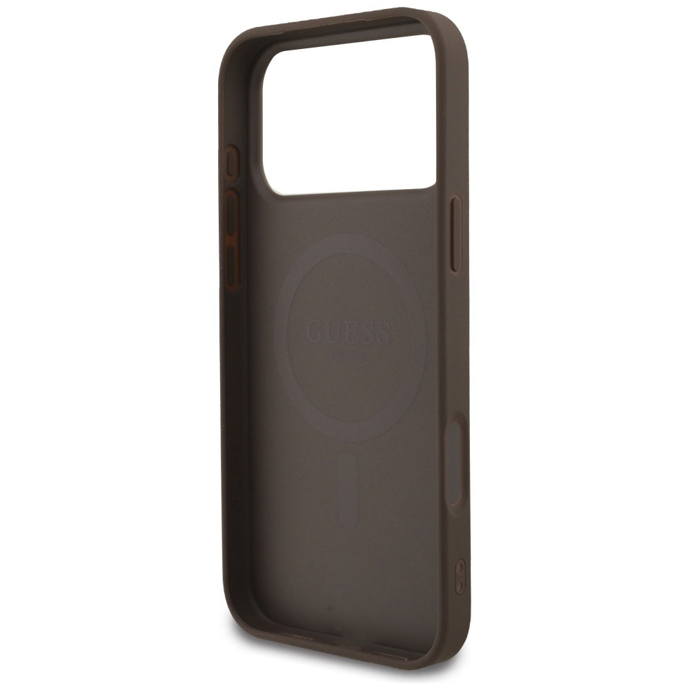 Husa de protectie Guess compatibil cu iPhone 17 Pro Max, Maro