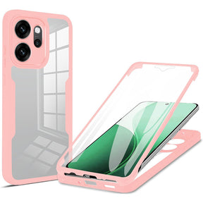 Folie de protectie Techsuit ColorVerse 360 Series + compatibil cu Oppo Reno14 F / Reno14 FS 5G, Roz