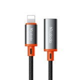 Adaptor Mcdodo OTG Adapter (CA-1440), Type-C to Lightning, 2A, 480Mbps, Audio, Aluminum Alloy, Nylon, Negru