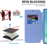 Husa de protectie Techsuit SmartMag Book compatibil cu Samsung Galaxy A17 5G / A17 4G / M17 / F17, Albastru Deschis