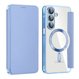 Husa de protectie Techsuit SmartMag Book compatibil cu Samsung Galaxy A17 5G / A17 4G / M17 / F17, Albastru Deschis