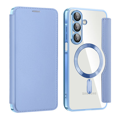 Husa de protectie Techsuit SmartMag Book compatibil cu Samsung Galaxy A17 5G / A17 4G / M17 / F17, Albastru Deschis