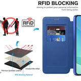 Husa de protectie Techsuit SmartMag Book compatibil cu Samsung Galaxy A17 5G / A17 4G / M17 / F17, Albastru