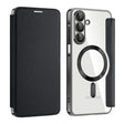 Husa de protectie Techsuit SmartMag Book compatibil cu Samsung Galaxy A17 5G / A17 4G / M17 / F17, Negru