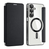 Husa de protectie Techsuit SmartMag Book compatibil cu Samsung Galaxy A17 5G / A17 4G / M17 / F17, Negru