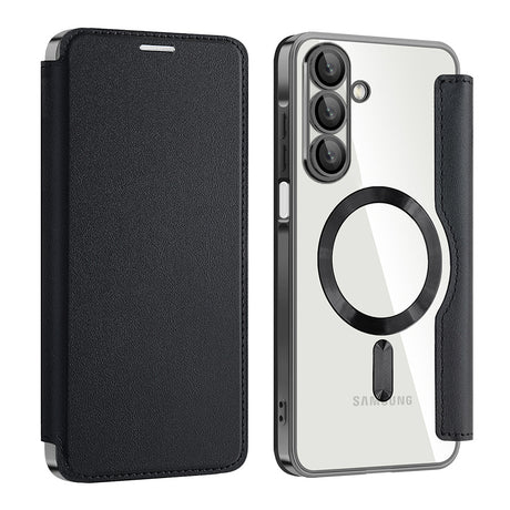 Husa de protectie Techsuit SmartMag Book compatibil cu Samsung Galaxy A17 5G / A17 4G / M17 / F17, Negru