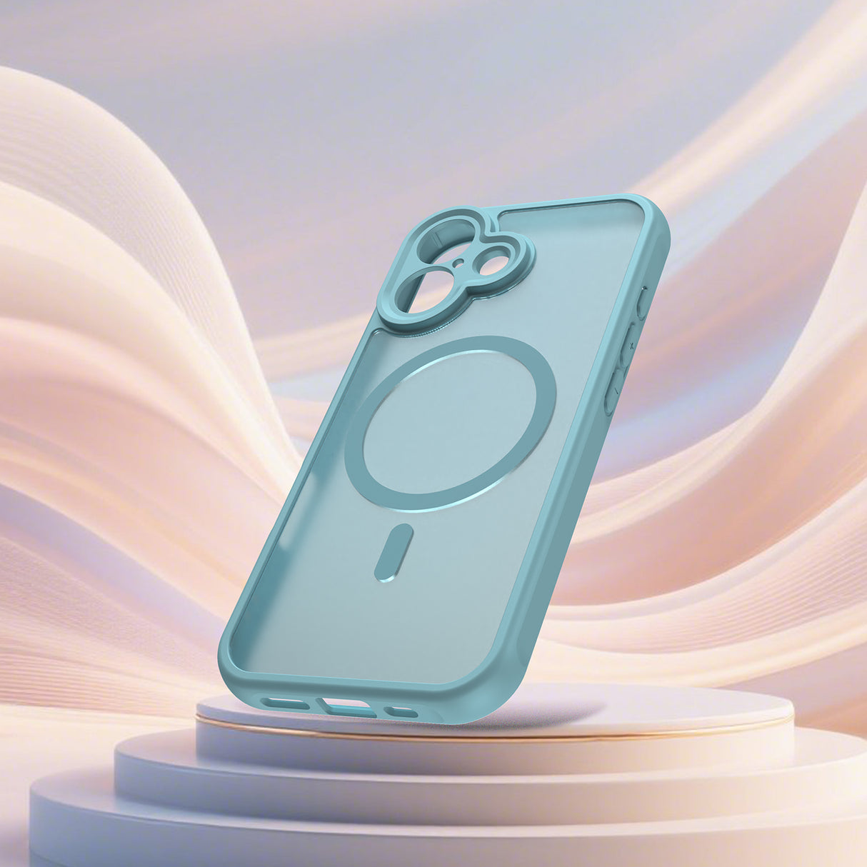 Husa de protectie Techsuit HaloFrost II MagSafe compatibil cu iPhone 16, Verde Menta