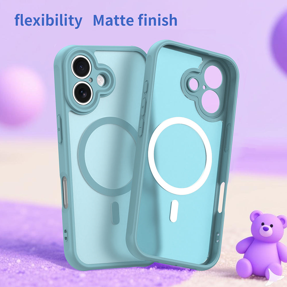 Husa de protectie Techsuit HaloFrost II MagSafe compatibil cu iPhone 16, Verde Menta
