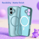 Husa de protectie Techsuit HaloFrost II MagSafe compatibil cu iPhone 16, Verde Menta