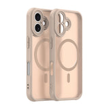 Husa de protectie Techsuit HaloFrost II MagSafe compatibil cu iPhone 16, Auriu