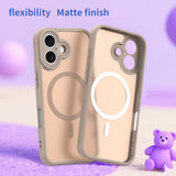 Husa de protectie Techsuit HaloFrost II MagSafe compatibil cu iPhone 16, Auriu