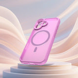 Husa de protectie Techsuit HaloFrost II MagSafe compatibil cu iPhone 16, Roz