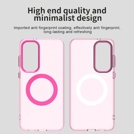 Husa de protectie Techsuit CandyCase MagSafe compatibil cu Samsung Galaxy S25 FE, Roz