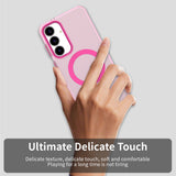 Husa de protectie Techsuit CandyCase MagSafe compatibil cu Samsung Galaxy S25 FE, Roz