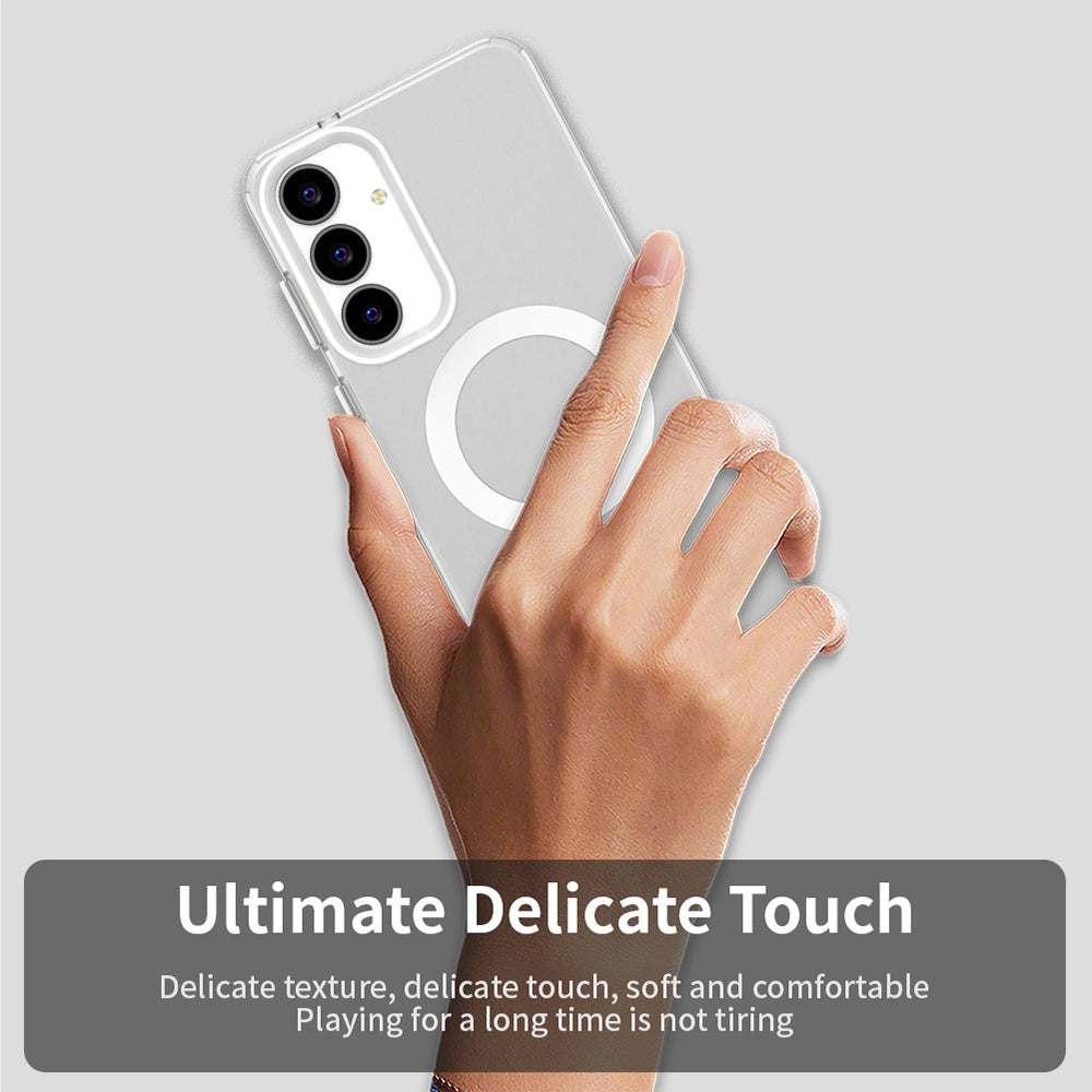 Husa de protectie Techsuit CandyCase MagSafe compatibil cu Samsung Galaxy S25 FE, Alb