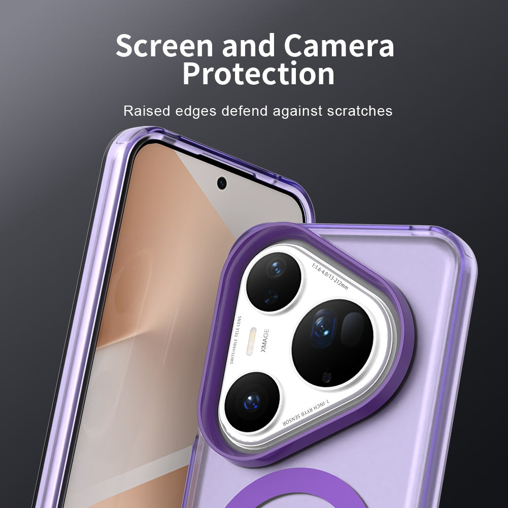 Husa de protectie Techsuit CandyCase MagSafe compatibil cu Huawei Pura 80 Ultra, Mov