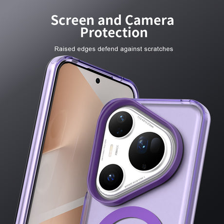Husa de protectie Techsuit CandyCase MagSafe compatibil cu Huawei Pura 80 Ultra, Mov
