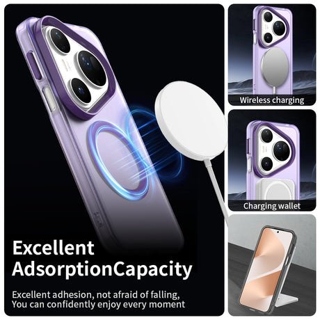 Husa de protectie Techsuit CandyCase MagSafe compatibil cu Huawei Pura 80 Ultra, Mov