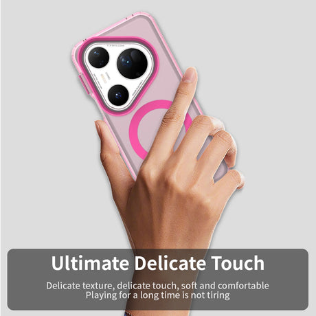 Husa de protectie Techsuit CandyCase MagSafe compatibil cu Huawei Pura 80 Ultra, Roz