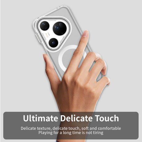 Husa de protectie Techsuit CandyCase MagSafe compatibil cu Huawei Pura 80 Ultra, Alb