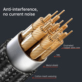 Adaptor Mcdodo Audio Cable Castle (CA-0780), Lightning to Jack 3.5mm, Nylon Braided, 1.2m, Negru