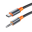 Adaptor Mcdodo Audio Cable (CA-0900), Type-C to Jack 3.5mm, Coil Design, Nylon Braided, 1.8m, Negru