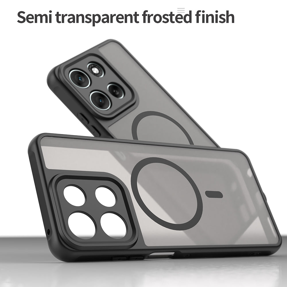 Husa de protectie Techsuit HaloFrost II MagSafe compatibil cu Motorola Moto G86, Negru