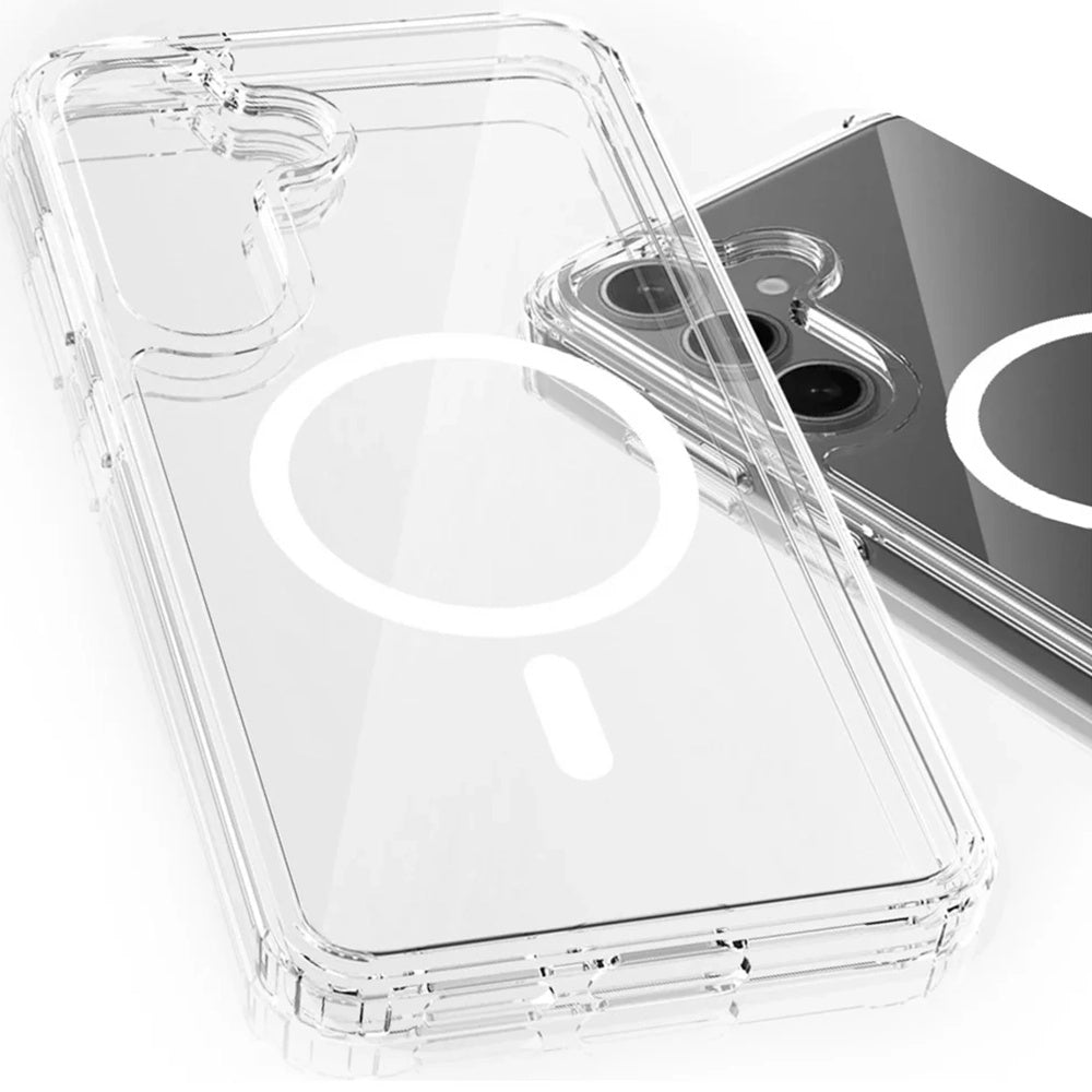 Husa de protectie 3mk Armor MagCase compatibil cu Samsung Galaxy S25 / S24, Transparent