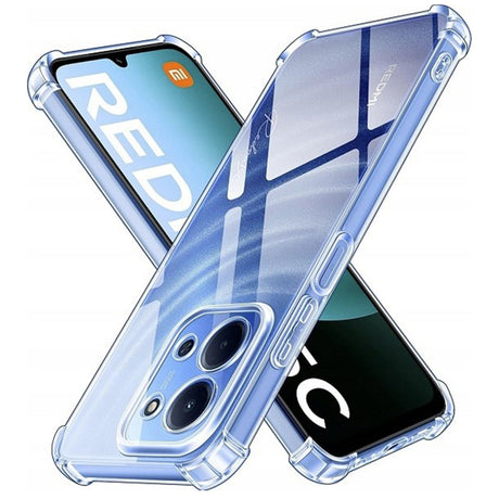 Husa de protectie Techsuit Shockproof Clear Silicone compatibil cu Xiaomi Redmi 15C 4G / Redmi 15C 5G, Transparent