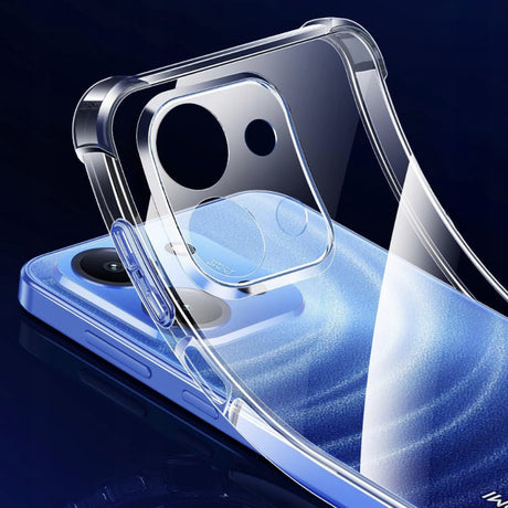 Husa de protectie Techsuit Shockproof Clear Silicone compatibil cu Xiaomi Redmi 15C 4G / Redmi 15C 5G, Transparent