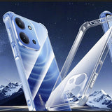 Husa de protectie Techsuit Shockproof Clear Silicone compatibil cu Xiaomi Redmi 15C 4G / Redmi 15C 5G, Transparent