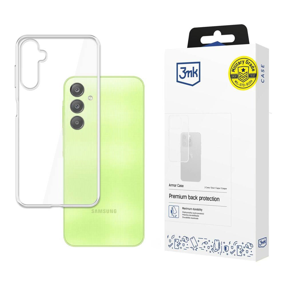 Husa de protectie 3mk Armor compatibil cu Samsung Galaxy A55 5G, Transparent