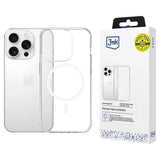 Husa de protectie 3mk Armor MagCase compatibil cu iPhone 16 Pro Max, Transparent