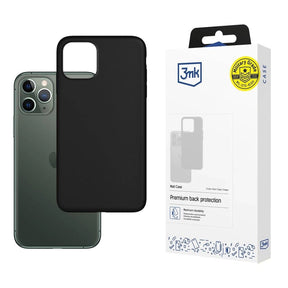 Husa de protectie 3mk Matt compatibil cu iPhone 12 Pro / iPhone 12, Negru