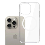 Husă 3mk Clear MagCase transparentă pentru iPhone 15 Pro Max