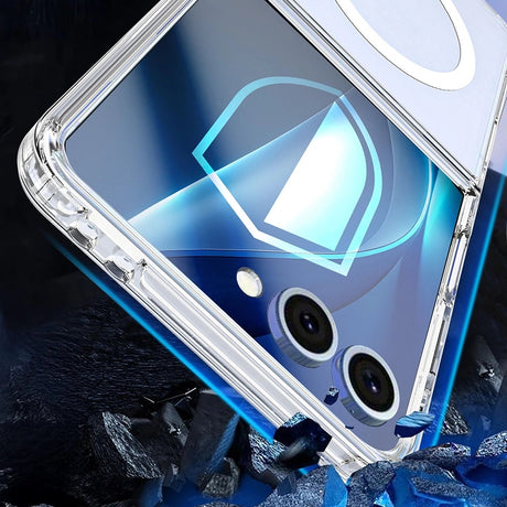 Husa de protectie 3mk Armor MagCase compatibil cu Samsung Galaxy Z Flip7, Transparent