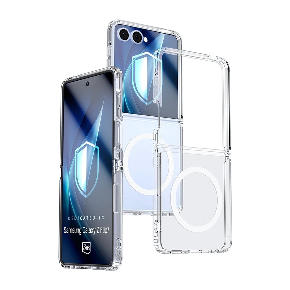 3mk Armor MagCase átlátszó tok Samsung Galaxy Z Flip7 készülékhez