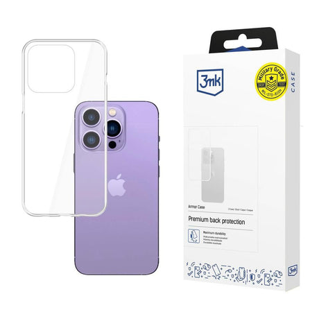 Husa de protectie 3mk Armor compatibil cu iPhone 14 Pro Max, Transparent