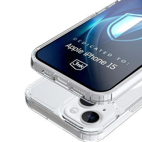 Folie de protectie 3mk Armor MagCase compatibil cu iPhone 15, Transparent
