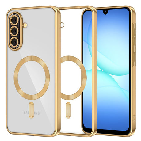 Husa de protectie Techsuit Luxury Crystal MagSafe compatibil cu Samsung Galaxy A17 5G / A17 4G / M17 / F17, Auriu