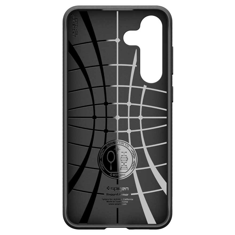 Husa de protectie Spigen Rugged Armor (ACS10025) compatibil cu Samsung Galaxy S25 FE, Negru Mat