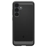 Husa de protectie Spigen Rugged Armor (ACS10025) compatibil cu Samsung Galaxy S25 FE, Negru Mat