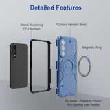 Husa de protectie Techsuit ArmorMag compatibil cu OnePlus Nord 5, Albastru