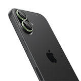 Folie de protectie Spigen (set de 2) Optik.tR EZ Fit Pro Camera Glass (AGL10128) compatibil cu iPhone 17 / iPhone 16 Plus / iPhone 16, Verde