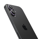 Folie de protectie Spigen (set de 2) Optik.tR EZ Fit Pro Camera Glass (AGL10127) compatibil cu iPhone 17 / iPhone 16 Plus / iPhone 16, Mov